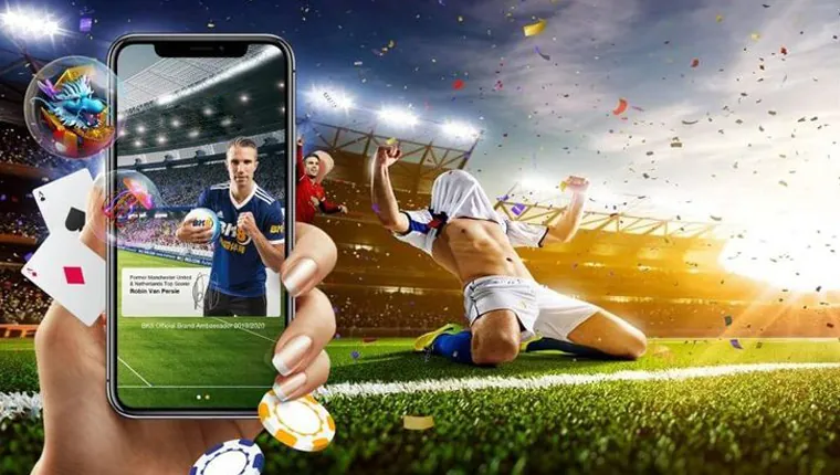 Promotional banner with coins